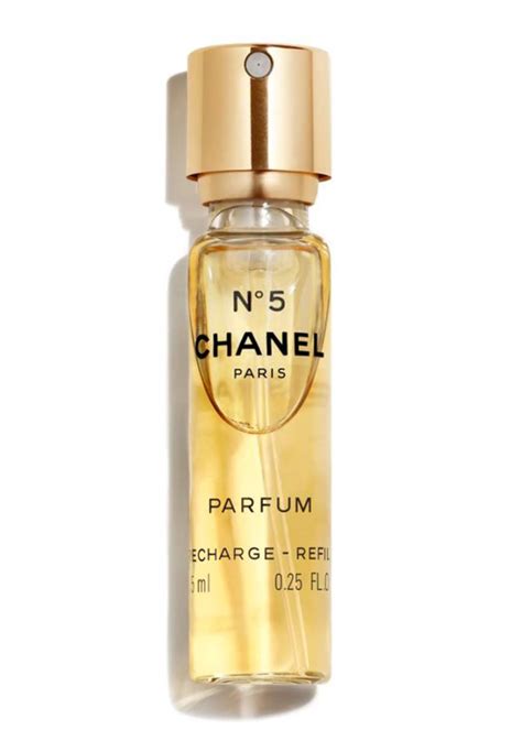 chanel n 5 parfum purse spray|Chanel no 5 refills only.